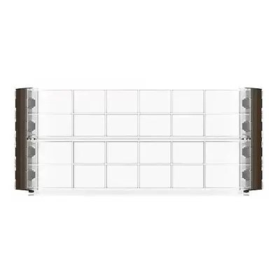 Růstový modul ERGO Garantia Quadro S 645112 / pro vyvýšené záhony / 60 x 25 cm / plast / transpa