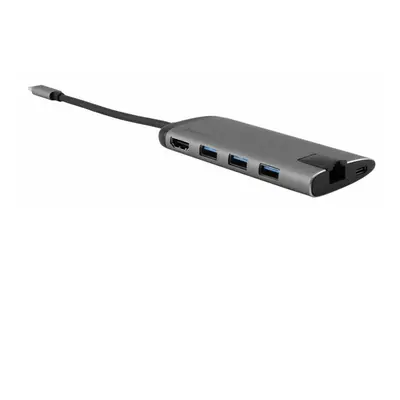 USB Hub Verbatim USB-C/3xUSB 3.0 / RJ45 49142 / HDMI / SD / MicroSD / černá Varianta: ivi2