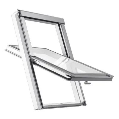 German Střešní okno SKYLIGHT / 66,0 x 118,0 cm / na sklon střechy 15 ° - 90 ° / hliník / PVC / o