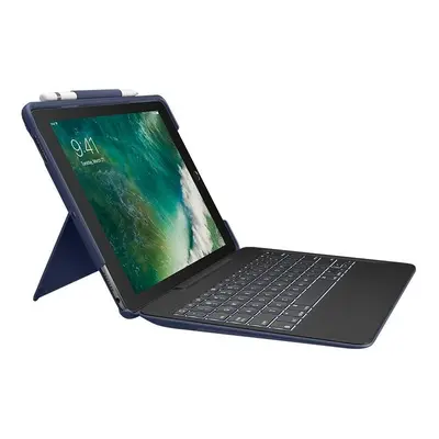 Pouzdro na tablet s klávesnicí Logitech Slim Combo na Apple iPad Pro 10,5" UK 920-008416 / modrá