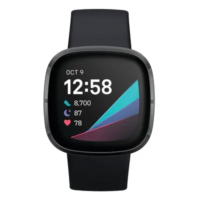 Chytré hodinky Fitbit Sense FB512BKBK / NFC / Wi-Fi / černá Varianta: ivi1