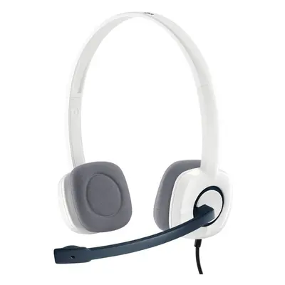 Headset Logitech Stereo H150 coconut 981-000350 / 20 Hz - 20 kHz / 22 ohm / 2× 3,5mm Jack / bíl