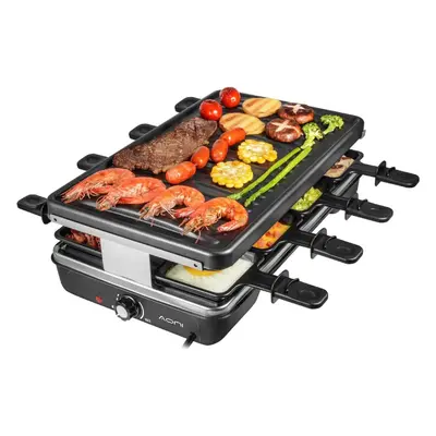 Elektrický stolní raclette gril Aoni BC-08JB1200 / 1200 W / černá Varianta: ivi2