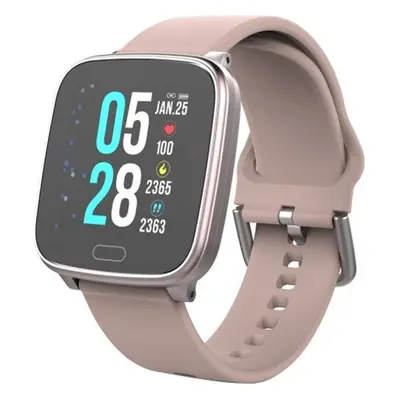 Smart hodinky Carneo SlimFit+ Rose Gold / IP68 / Bluetooth 4.0 / 1,3" (3,3 cm) TFT displej / 240