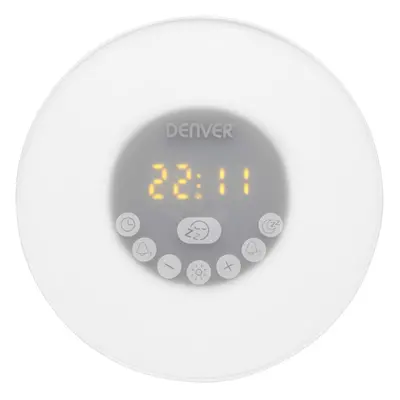 Radiobudík Denver CRLB-400 / Bluetooth / MicroSD / LED displej / stříbrná/bílá Varianta: ivi0