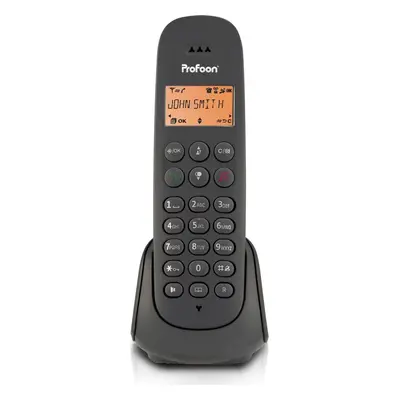 Bezdrátový pevný telefon Profoon PDX-600 Dect Phone / 1 sluchátko / černá Varianta: ivi1