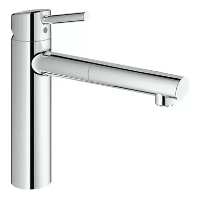 Dřezová baterie Grohe Concetto / s výsuvnou koncovkou / výška 26,4 cm / mosaz / lesklý chrom Var