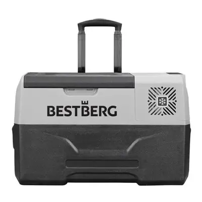 Přenosná kompresorová autochladnička BestBerg BBPF-50 / 50 l / 60 W / šedá/černá Varianta: ivi0