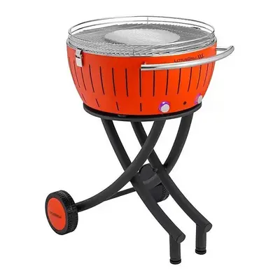 Bezkouřový gril na dřevěné uhlí LotusGrill XXL / o 60 cm / nerez / oranžová Varianta: ivi0