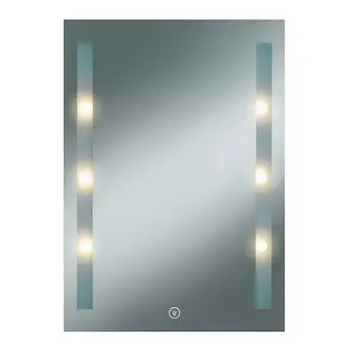 Zrcadlo Jaques KristallForm Moonlight / 50 x 70 cm / 36 W / 2 LED výřezy Varianta: ivi0