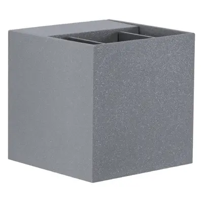 German Venkovní nástěnné LED svítidlo / 10 x 10 x 10 cm / 8 W / 520 lm / IP54 / teplá bílá / ant