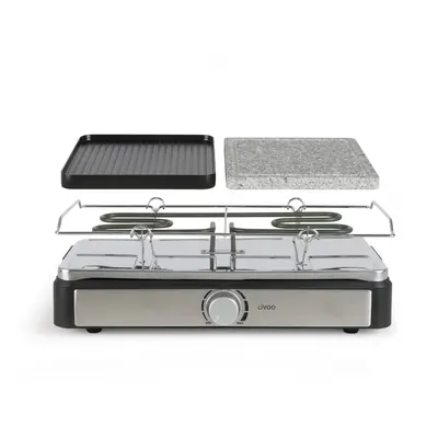 Stolní raclette gril Livoo DOC258 / 1400 W / černá Varianta: ivi1