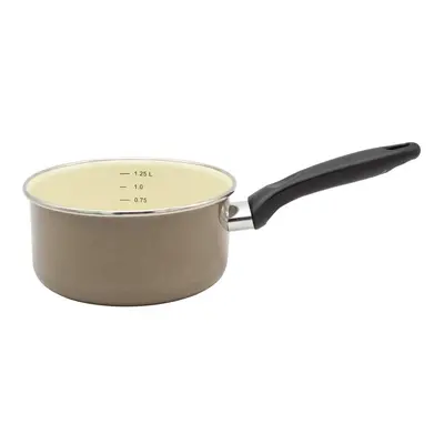 German Smaltovaný rendlík s držadlem 16 cm / 1,25 l / taupe Varianta: ivi0