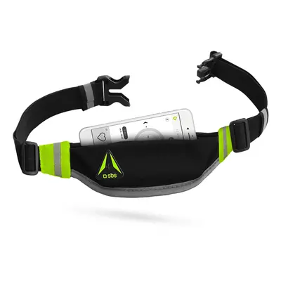 Univerzální ledvinka pro smartphony SBS TESPORTBELTFITK / do 6" / zapínání na zip / černá/zelená