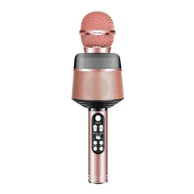 Bezdrátový karaoke mikrofon Elevea Q008 s ovladačem přehrávání / Bluetooth / rose gold Varianta: