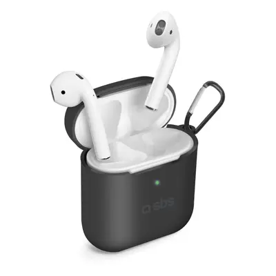 Ochranné pouzdro SBS TEAPCOVK pro Apple AirPods 1/2 / silikon / černá Varianta: ivi0