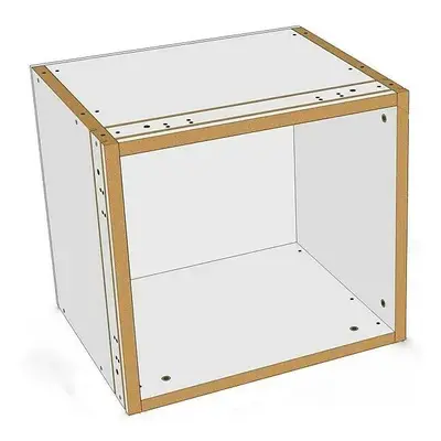 Nástěnný výklenek Knauf S / 40 x 36,2 cm / dřevo / bílá Varianta: ivi0