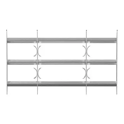 German Výsuvná okenní mříž 70-105 x 45 cm / pozinkovaná ocel Varianta: ivi1