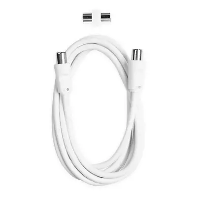 Koaxiální kabel Ekon ECAN18MFW / 9.5 mm / 1,8 m / bílá Varianta: ivi0