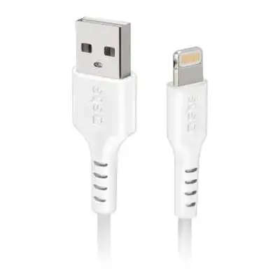 SBS Nabíjecí datový kabel lightning USB 2.0 pro iPhone/iPad/iPod / 100 cm / bílá Varianta: ivi0