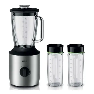 Stolní mixér Braun PowerBlend 3 JB3272SI / 1,5 l / 800 W / černá/stříbrná Varianta: ivi2