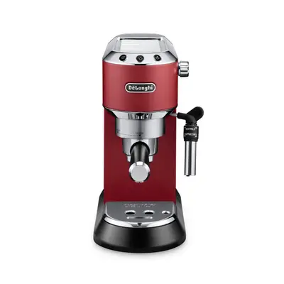 Pákový kávovar DeLonghi EC 685.R DEDICA / 1450 W / 15 bar / 1,2 l / červená Varianta: ivi7