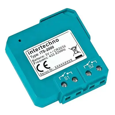 Bezdrátový dvojitý vysílač Intertechno ITS-2000 / 434 MHz / modrá Varianta: ivi0