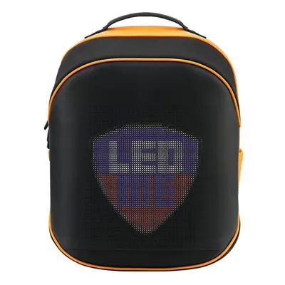 Batoh na notebook Prestigio LEDMe / s LED displejem / 25 l / černá/oranžová Varianta: ivi1