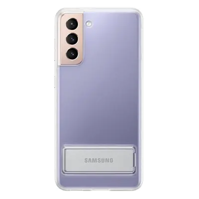 Ochranný kryt se stojánkem Samsung EF-JG991CTE pro Galaxy S21 / Transparent Varianta: ivi0