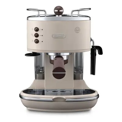 DeLonghi Pákový kávovar De'Longhi ECOV 311.BG Icona Vintage / 1050 W / 15 bar / 1,4 l / béžová V