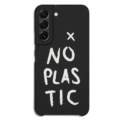 Ochranný kryt Agood Company na Samsung Galaxy S22+ / motiv No Plastic / černá Varianta: ivi0