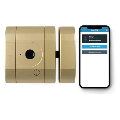 Elektronický zámek AYR Bluetooth int-LOCK / 2 dálkové ovladače + APP pro smartphone / matná mosa