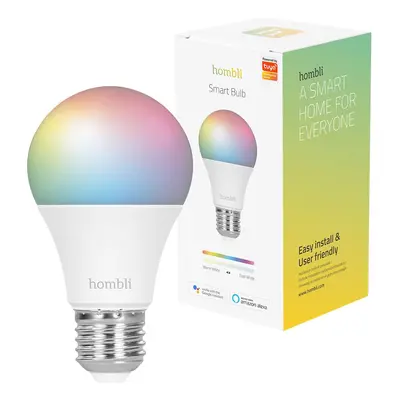 Chytrá žárovka Hombli HBEB-0224 Smart Bulb 9W RGB & CCT (E27) / 9 W / 800 lumenů Varianta: ivi5