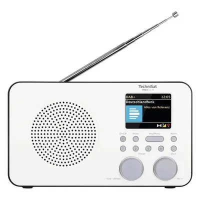 Internetové rádio TechniSat Viola 2 C IR / 2 W / DAB+/FM / bílá Varianta: ivi1