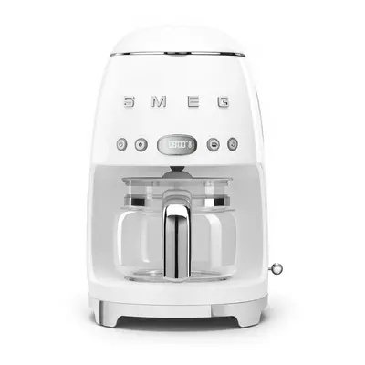 Kávovar na překapávanou kávu Smeg 50's style DCF02WHEU / 1050 W / 1,4 l / lesklá bílá Varianta: 