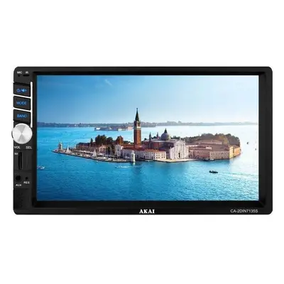 Autorádio Akai CA-2DIN7135S / 7" (17,8 cm) LCD displej / 200 W / černá Varianta: ivi1