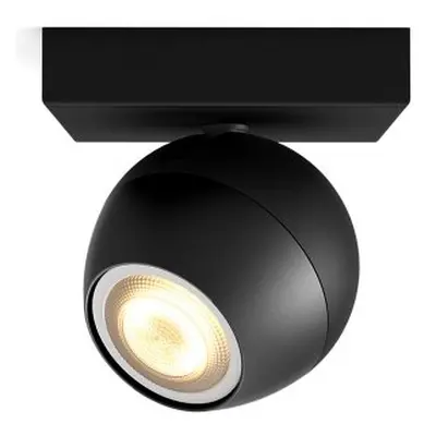 Bodové svítidlo Philips Hue Buckram White Ambiance Spot / 5,5 W / 350 lm / černá Varianta: ivi1