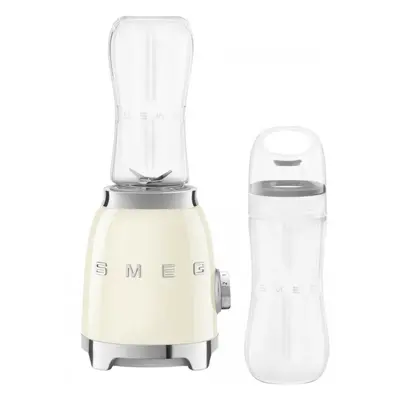 Stolní smoothie mixér Smeg 50's style PBF01CREU / 300 W / 2 x 600 ml / krémová Varianta: ivi2