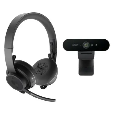 Videokonferenční sada Logitech Brio 4K (991-000345) / webkamera/náhlavní souprava / 4K Ultra HD 