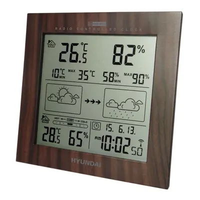 Meteorologická stanice Hyundai WS 2244 W / -20 do +50 °C / hnědá Varianta: ivi2