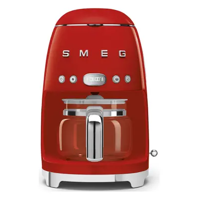 Kávovar na překapávanou kávu Smeg 50's style DCF02RDEU / 1050 W / 1,4 l / červená Varianta: ivi1