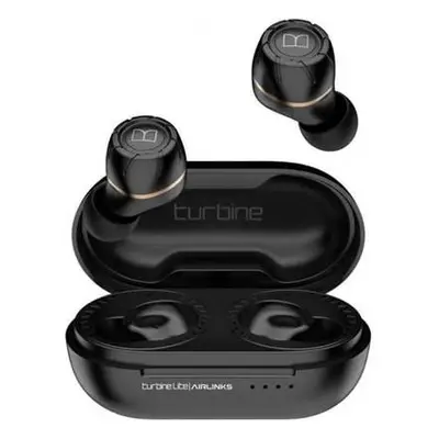 Bezdrátová sluchátka Monster Turbine Lite Airlinks / dosah až 10 m / Bluetooth 5.0 / 93 dB / čer