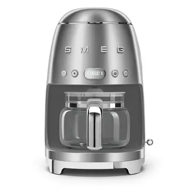 Kávovar na překapávanou kávu Smeg 50's style DCF02SSEU / 1050 W / 1,4 l / nerezová ocel / chrom 