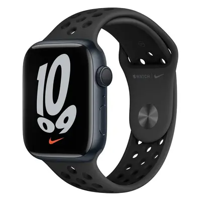 Chytré hodinky Apple Watch Nike Series 7 (MKNC3HC/A) / 45 mm / 32 GB / GPS / Midnight/Anthracite