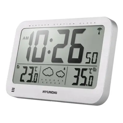 Meteorologická stanice Hyundai WS 2331 / LCD displej / dosah až 30 m / stříbrná Varianta: ivi3