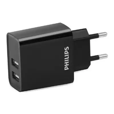 Nabíječka Philips DLP2610/03 / 2 x USB-A / 230 V / černá Varianta: ivi0