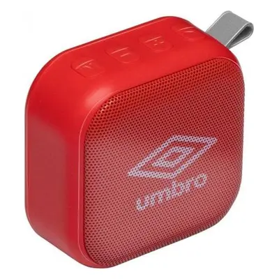 Přenosný mini reproduktor Umbro 494616RD / bezdrátový / 400 mAh / 3 W / Bluetooth 5.0 / červená 