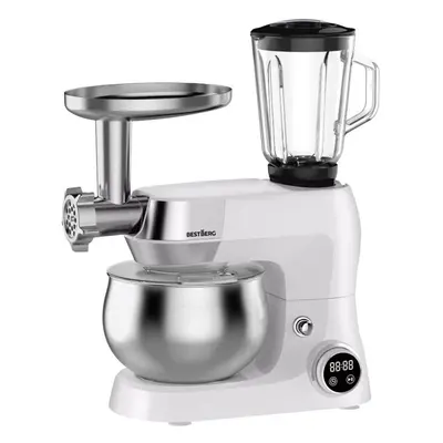 Multifunkční kuchyňský robot BestBerg BBR-1900P / 1900 W / 5 l / 12 rychlostí / bílá Varianta: i