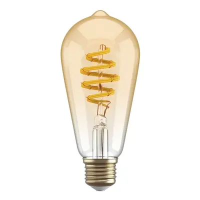 Chytrá LED žárovka Hombli Smart Bulb ST64 CCT Filament HBEB-0212 / Wi-Fi / E27 / jantarová/teplá