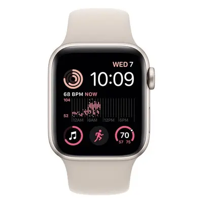 Chytré hodinky Apple Watch SE 2022 (MNJP3CS/A) / 40 mm / 32 GB / GPS / Starlight Varianta: ivi1